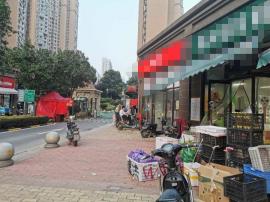 洪山周店路主出入口名湖豪庭生鲜超市转让